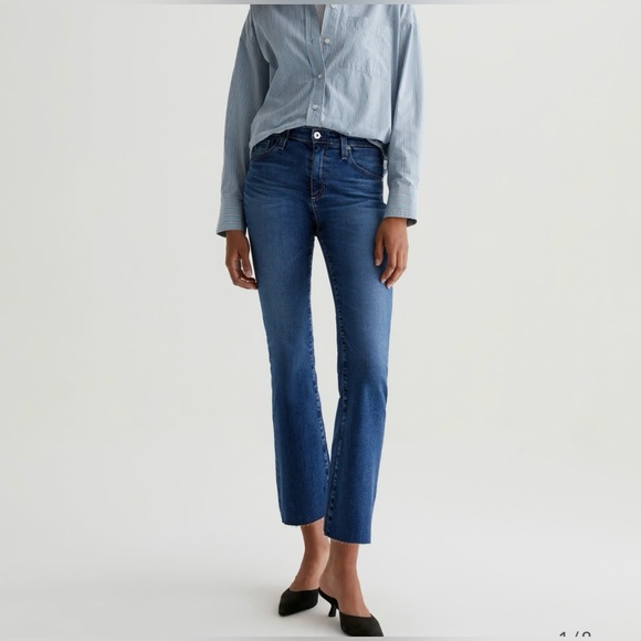 AG Adriano Goldschmied Farrah Boot Cut Crop Jeans sz 31 NWT - Picture 1 of 11